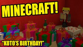 Minecraft  DECOCRAFT MOD  Minecraft Birthday Suprise [upl. by Ynelram]