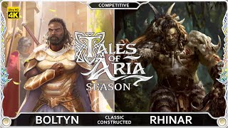 You never know Boltyn vs Rhinar Competitive decks  Flesh and Blood TCG [upl. by Eire]