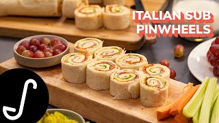 Quick and Easy Italian Sub Pinwheels [upl. by Eluj]