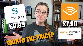 Comparing Audible Scribd amp Kindle Unlimited  Which is better value for money [upl. by Llenra]