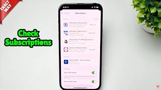 How To Check Subscriptions on iPhone [upl. by Odom]