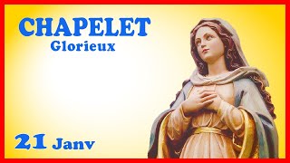 CHAPELET 🙏 Dimanche 21 Janvier  Mystères Glorieux [upl. by Nohsyt598]