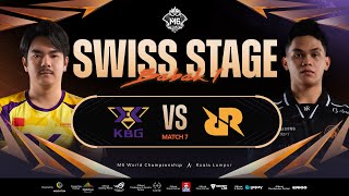 ID M6 Swiss Stage Hari 1  Babak 1  KEEP BEST GAMING VS RRQ HOSHI [upl. by Auqinu943]