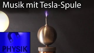 quotElectroquotMusik mit einer TeslaSpule [upl. by Enywtna21]