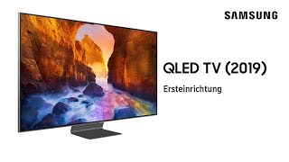 Samsung QLED TV 2019 Ersteinrichtung [upl. by Sesmar]