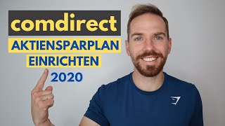 Aktien Sparplan einrichten bei comdirect  Bestes Depot 2020 [upl. by Nadiya10]