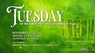 110524 6PM Tuesday of the Thirtyfirst Week in Ordinary Time [upl. by Jewett386]