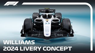 2024 Williams White Livery Concept  Showroom Showcase  F1 2024 Concept  Stefan Clift [upl. by Kcerred]