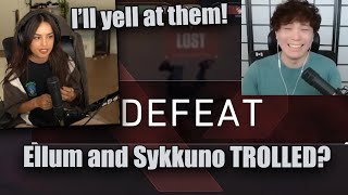 Valkyrae FINDS OUT that Ellum and Sykkuno TROLLED in the Valorant Tournament [upl. by Ennaeus]