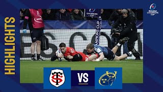 Highlights  Stade Toulousain v Munster Rugby Round 4│Heineken Champions Cup 202223 [upl. by Tootsie]