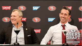 Lynch and Shanahan Discuss Drafting Ricky Pearsall with the 31stOverall Pick  49ers [upl. by Inalak258]