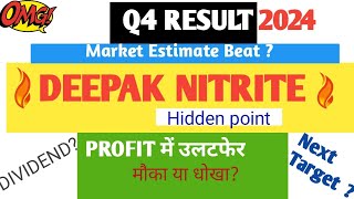 Deepak Nitrite Q4 Result  Deepak Nitrite Latest news  Deepak Nitrite share analysis 😱😱💥 [upl. by Rosenberger]