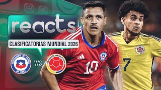 CHILE 🇨🇱 VS COLOMBIA 🇨🇴  CLASIFICATORIAS 2026 🔴⚽ EN VIVO [upl. by Nance]