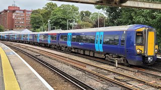 Southeastern Class 377 Electrostar EMU Trains 377509  377506 Departing Maidstone East 992024 [upl. by Einittirb]