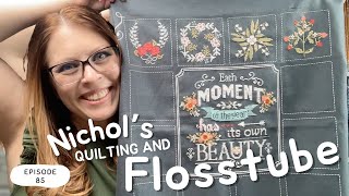 SO Much Cross Stitching SEW Little Time Flosstube Ep85 [upl. by Libre]