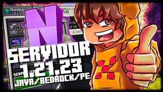 SERVIDOR CUSTOM para MINECRAFT PE 12130  Servidores Para Minecraft Bedrock 121 [upl. by Brader]