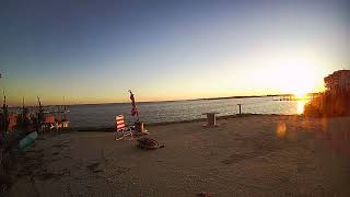 Todays 11082024 Somers Point Sunset from Broadway Avenue [upl. by Anderea598]