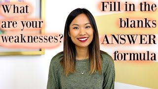 What are Your Weaknesses  Sample Answer [upl. by Peednas]