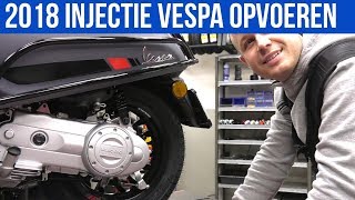 2018 INJECTIE VESPA SPRINT OPVOEREN  VOL GAS MET JOEY [upl. by Kirbee]