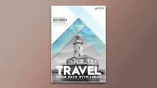 A4 Brochure Design in Affinity Designer v2 [upl. by Ecirtnahs504]