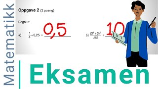 Eksamen 2020  10 Klasse  Matematikk  Oppgave 2 [upl. by Vassily]