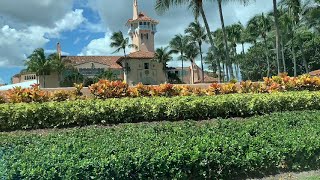 Visiting Donald Trump in Palm Beach Mar A Lago [upl. by Nahttam]