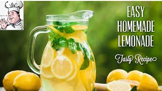 How To Make Homemade Lemonade EASY  Tasty Recipe [upl. by Comras413]