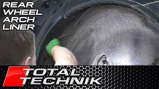 How to Remove Remove Rear Wheel Arch Liner  Audi Q7  TOTAL TECHNIK [upl. by Janie813]