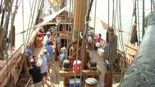 Aboard the Kalmar Nyckel at Harborfest in Norfolk [upl. by Persse]