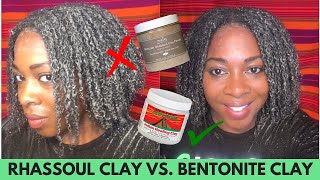 Rhassoul Clay vs Bentonite Clay for Natural Hair How to Grow Healthy Hair Fast [upl. by Izawa]