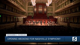 Nashville Symphony celebrates opening weekend after 18 month break [upl. by Olrac]