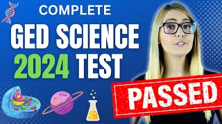 Pass Your GED Science Test Complete GED Course  2023  2024 Updated Guide [upl. by Obara]