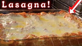 How to make Lasagna with homemade bechamel sauce  Easy homemade Lasagna [upl. by Naujahs]