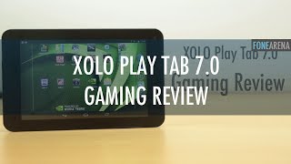 Xolo Play Tab 70 Gaming Review  Nvidia Tegra 3 Tablet [upl. by Genia]