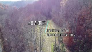 18221 Wagner Road Laurelville Ohio 48 Acres for sale in the Hocking Hills 4K UHD [upl. by Nessa]