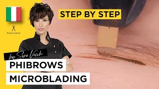 Microblading Eyebrows Training StepbyStep Procedure amp Certification by PhiAcademy [upl. by Coughlin]