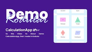 Demo  Kodular CalculationApp [upl. by Obbard]