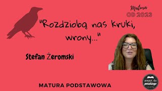 Zeszyt do polskiego  quotRozdziobią nas kruki wrony quot Stefan Żeromski matura2024 [upl. by Solegnave734]