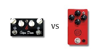 Fire Custom Carpe Diem vs JHS the AT Andy Timmons Distortion [upl. by Eojyllib]