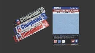 Tamiya Polishing Compound amp Applicator Cloths Scale Model Tool Review [upl. by Roybn]