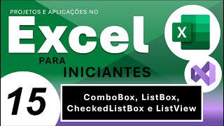 Controles de Listagem  ComboBox ListBox CheckedListBox e ListView [upl. by Marcoux]