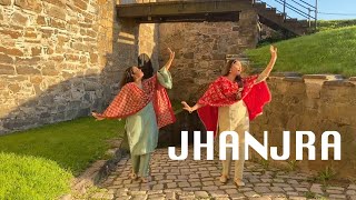 JHANJRA  Karan Randhawa  BHANGRA BY SIMRAN GILL AND JASPINDERJK [upl. by Aikar]