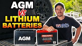 DEEP CYCLE BATTERY COMPARISON  Is Lithium really worth it [upl. by Yrtnahc]