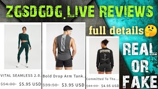 zgsdgdglive reviews  zgsdgdglive website is real or fake  gymshark clothing sale [upl. by Nya]