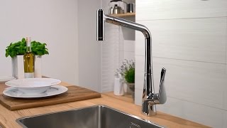 Hansgrohe Metris Single lever kitchen mixer 320 14820000 [upl. by Rogers]