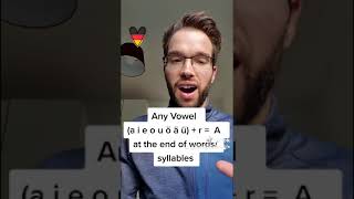 How to Pronounce the Vocalic R R  A in German PERFECTLY [upl. by Secilu]