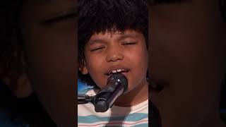 9YearOld Performs His Own Song On Americas Got Talentauditions americasgottalent singers agt [upl. by Stockwell]