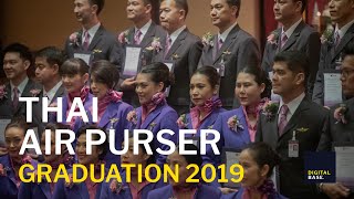 Thai Airways  Air Purser Graduates 2019 [upl. by Eiramassenav]