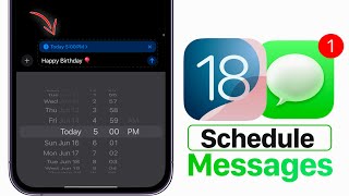 iOS 18  Scheduled Messages [upl. by Utica766]