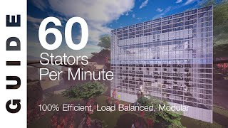 100 EFFICIENT Stator Factory  60  minute SATISFACTORY GUIDE [upl. by Onitsuaf]